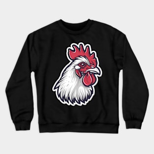 chicken rooster Logo Crewneck Sweatshirt